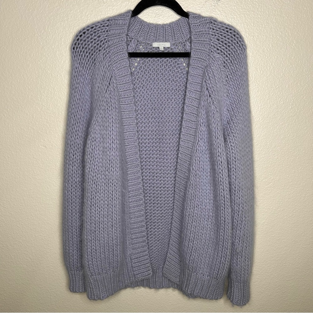 Johnny Was Calme Chunky Cardigan purple extra small